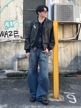 「アイテム（ブレスレット）」を使った、takumaさん（メンズ・180cm・20代）の秋コーディネート