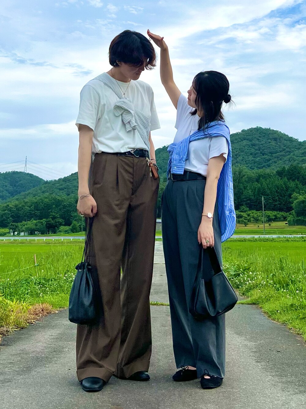 soerte（ソエルテ）の「Wide straight slacks/ワイドストレート 