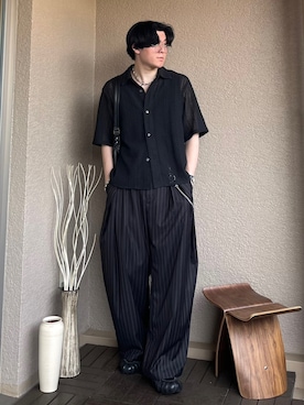 「アイテム（ウォレットチェーン）」を使った、takumaさん（メンズ・180cm・20代）の夏コーディネート