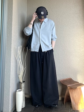 「アイテム（スウェットパンツ）」を使った、takumaさん（メンズ・180cm）の秋コーディネート