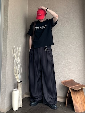 「アイテム（バッグ）」を使った、takumaさん（メンズ・180cm・20代）の夏コーディネート