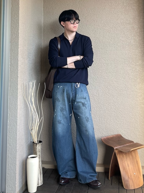 グラム/ギルバートサルエルデニム/バギーシルエット/グランジ/定価25190円 グラム/ギルバートサルエルデニム/バギーシルエット/グランジ