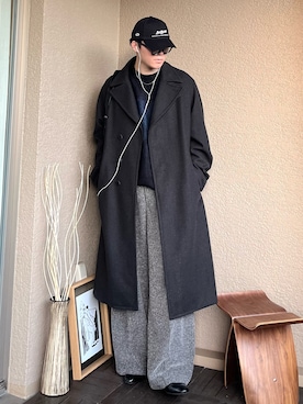 「アイテム（キャップ）」を使った、takumaさん（メンズ・180cm・20代）の秋コーディネート