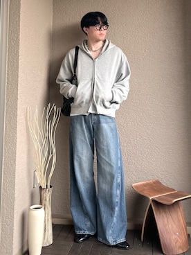 「アイテム（タンクトップ）」を使った、takumaさん（メンズ・180cm）の秋コーディネート