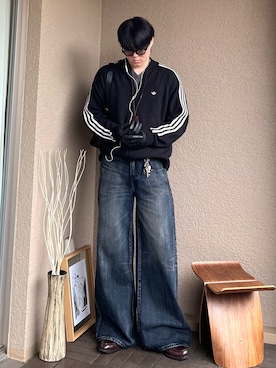 「CLEL（クレイル）のアイテム」を使った、takumaさん（メンズ・180cm）の春コーディネート