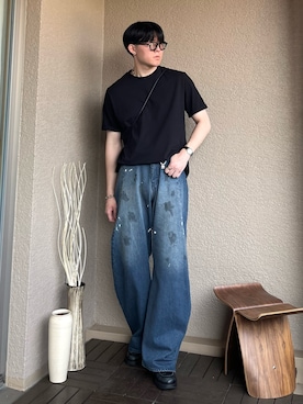 「INTER FACTORY（インターファクトリー）のアイテム」を使った、takumaさん（メンズ・180cm）の夏コーディネート
