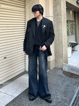 「KLEMAN（クレマン）のアイテム」を使った、takumaさん（メンズ・180cm）の冬コーディネート