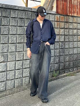 「Onitsuka Tiger（オニツカタイガー）のアイテム」を使った、takumaさん（メンズ・180cm）の夏コーディネート