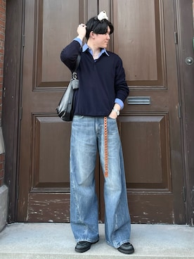 「アイテム（リング）」を使った、takumaさん（メンズ・180cm・20代）の秋コーディネート