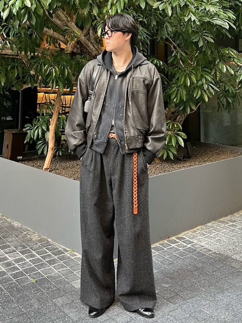 HARUTA ハルタ MS SPOCK SHOES メンズスポックシューズ 850 BLACK