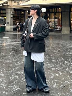 takumaさん（メンズ・180cm）の春コーディネート