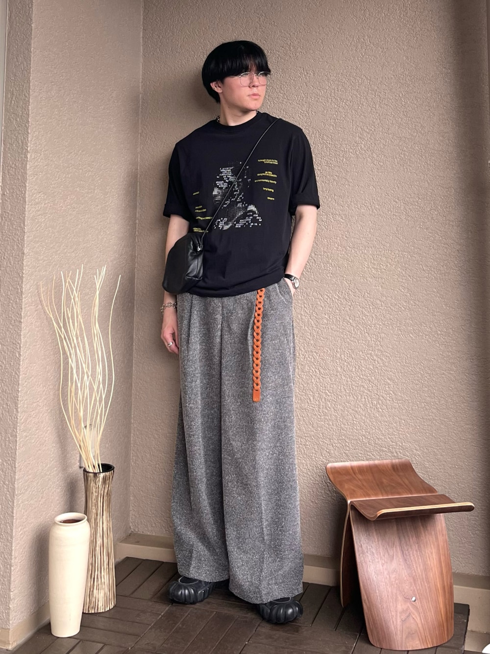 LIDNM（リドム）の「DEER SHOULDER POUCH（ショルダーバッグ