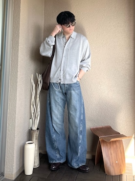 「アイテム（サングラス）」を使った、takumaさん（メンズ・180cm）の秋コーディネート