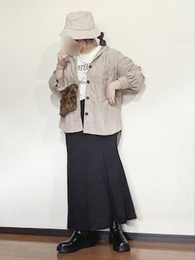 「Green　Parks（グリーンパークス）のアイテム」を使った、さやかさん（レディース・153cm）の秋コーディネート