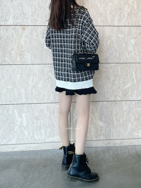 「フレンチガーリー」｜「アイテム（その他）」を使った、naaさん（レディース・168cm）の冬コーディネート