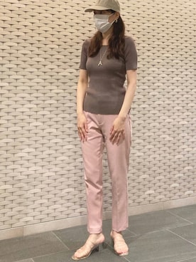 「DONOBAN（ドノバン）のアイテム（ピアス（両耳用））」を使った、Ayuさん（レディース・161cm）の夏コーディネート