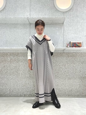 「BONbazaar（ボンバザール）のアイテム」を使った、nanakaさん（レディース・151cm）の冬コーディネート