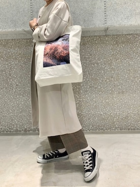 「BONbazaar（ボンバザール）のアイテム」を使った、nanakaさん（レディース・151cm）の秋コーディネート