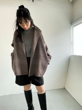 「ショーツ」｜「アイテム（その他アウター）」を使った、harunaさん（レディース・164cm）の秋コーディネート