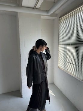 「アイテム（ヘアゴム）」を使った、harunaさん（レディース・164cm）の秋コーディネート