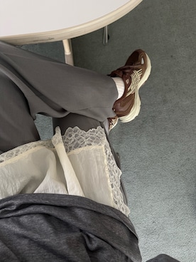 「ASICS（アシックス）のアイテム」を使った、harunaさん（レディース・164cm）の春コーディネート