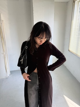 「URBAN RESEARCH DOORS（アーバンリサーチドアーズ）のスクエアトゥリボンミュール（サンダル）」を使った、harunaさん（レディース・164cm）の秋コーディネート