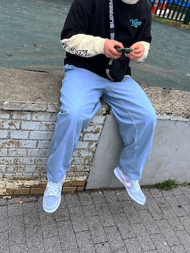 「アイテム（Tシャツ/カットソー）」を使った、kaiyaaaaaさん（メンズ・178cm）の秋コーディネート