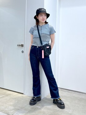 佐藤 舞花さん(レディース・161cm)の夏コーディネート