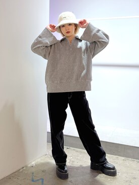 佐藤 舞花さん(レディース・161cm)の冬コーディネート