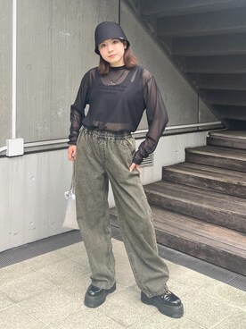 佐藤 舞花さん（レディース・161cm）の夏コーディネート