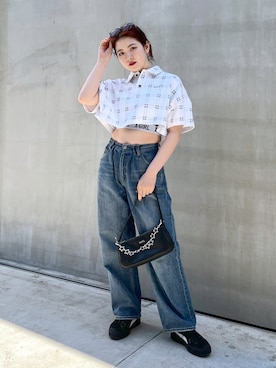 佐藤 舞花さん（レディース・161cm）の春コーディネート