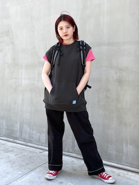 佐藤 舞花さん（レディース・161cm）の春コーディネート