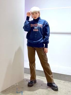 佐藤 舞花さん(レディース・161cm)の冬コーディネート