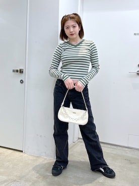 佐藤 舞花さん（レディース・161cm）の春コーディネート