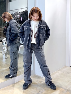 佐藤 舞花さん（レディース・161cm）の春コーディネート