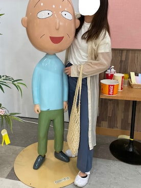 「RETRO GIRL（レトロガール）のアイテム（シャツワンピース）」を使った、やまさん（レディース・162cm）の夏コーディネート