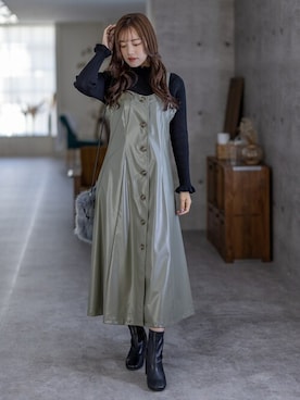 clear(クリア)さん（レディース・160cm）の秋コーディネート