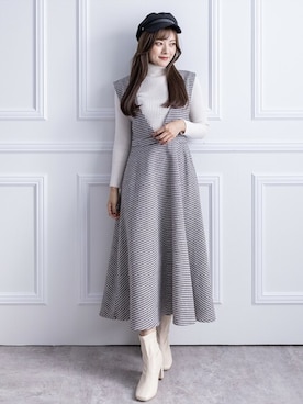 clear(クリア)さん（レディース・160cm）の冬コーディネート