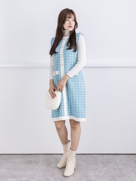 clear(クリア)さん（レディース・160cm）の冬コーディネート