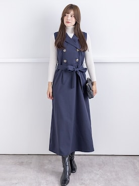 clear(クリア)さん（レディース・160cm）の冬コーディネート