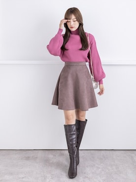 clear(クリア)さん（レディース・160cm）の冬コーディネート