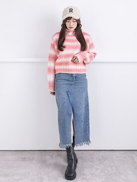 clear(クリア)さん（レディース・160cm）の冬コーディネート