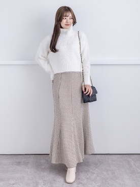 clear(クリア)さん(レディース・160cm)の冬コーディネート