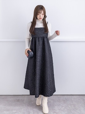 clear(クリア)さん（レディース・160cm）の冬コーディネート