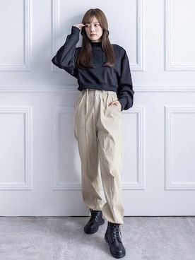 clear(クリア)さん（レディース・160cm）の冬コーディネート