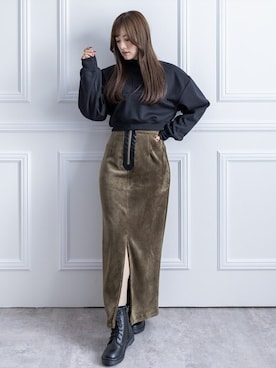 clear(クリア)さん（レディース・160cm）の冬コーディネート