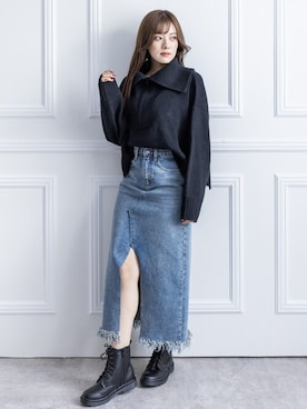 clear(クリア)さん（レディース・160cm）の冬コーディネート