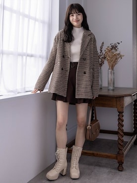 clear(クリア)さん（レディース・161cm）の秋コーディネート