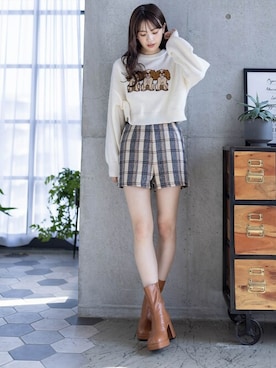 clear(クリア)さん（レディース・161cm）の冬コーディネート