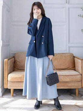 clear(クリア)さん（レディース・161cm）の冬コーディネート